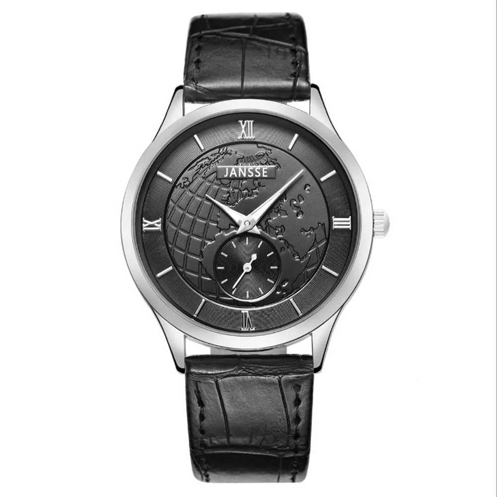 Customer design High quality Display luxury leather strap watches