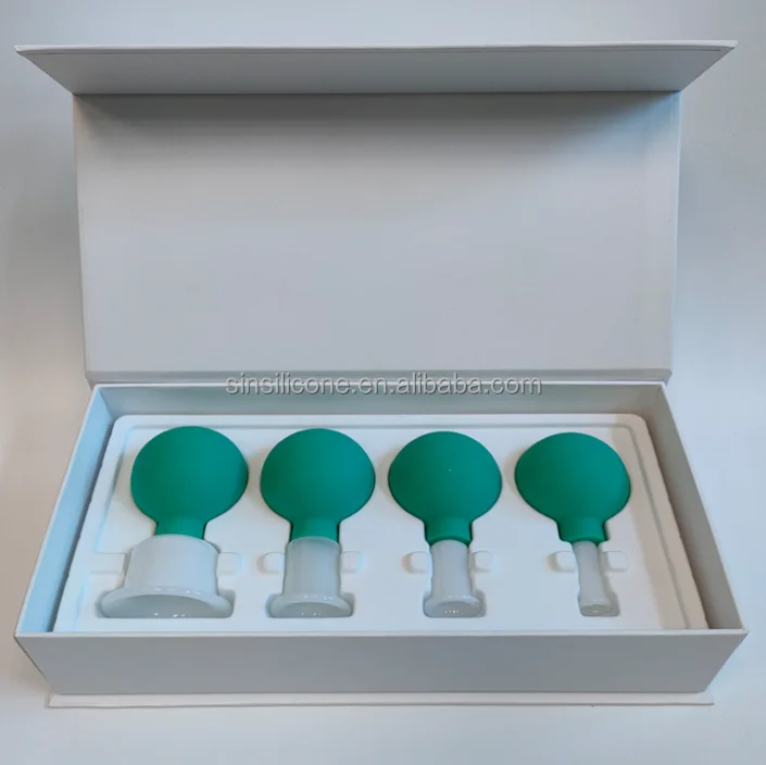 Rubber Vacuum Suction Cup Body Cupping Kit Massage Cupping Set USA
