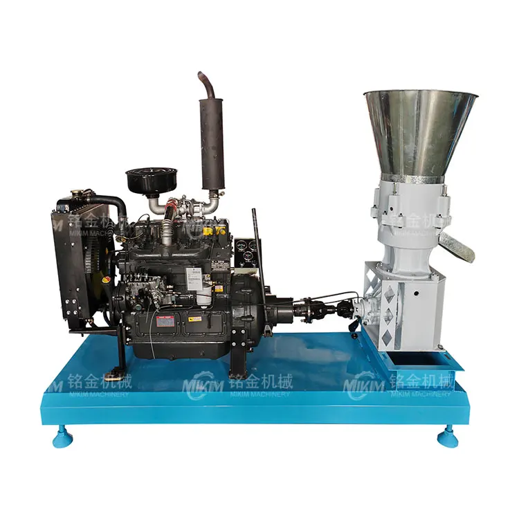 Mill Machine and Wood  New  2mm 4mm 6mm 8 mm  Chicken Pellet Feed Machine Poultry Feed Production Line Machine