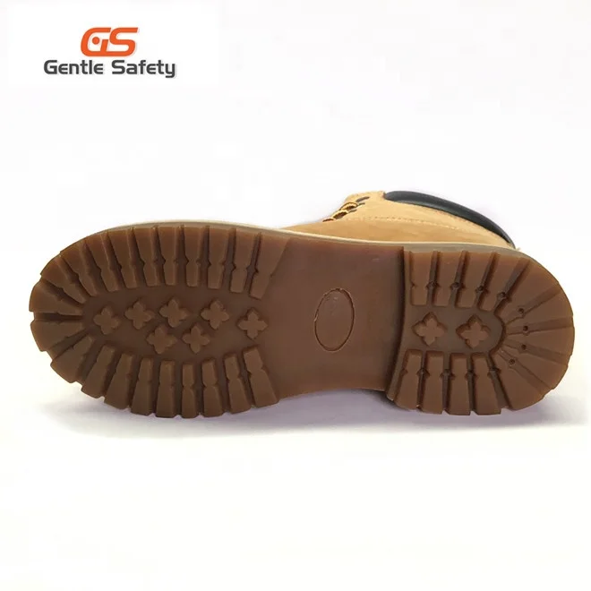 High Quality Working Nubuck Leather Goodyear Safety Boots