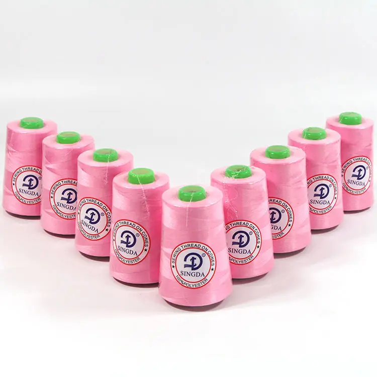 Wholesale shuyuan Professional Embroidery Anti-static Coated Conductive 40/2 Polyester Sewing Thread