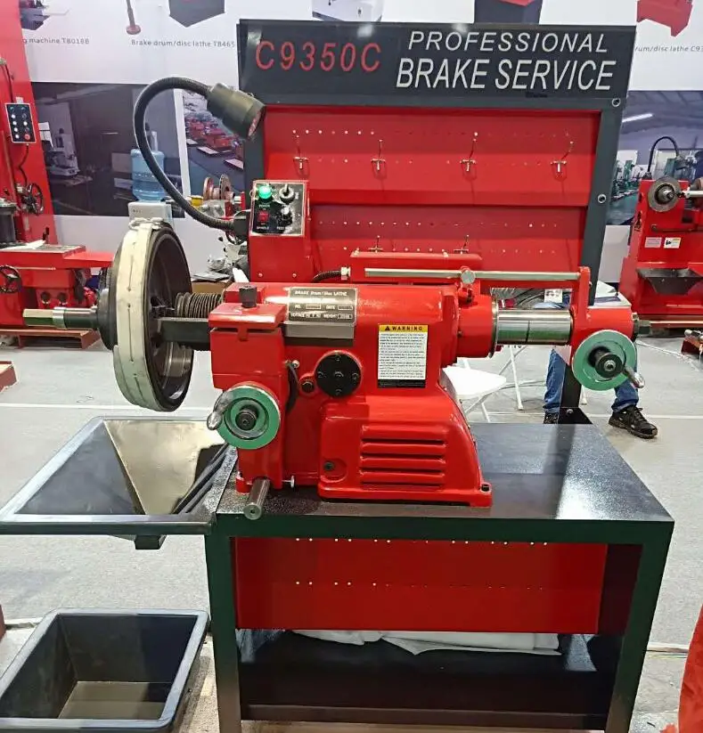 Chine Teast Brake disc drum lathe automobile brake drum lathe  manufacturers C9350C brake disc lathe machine