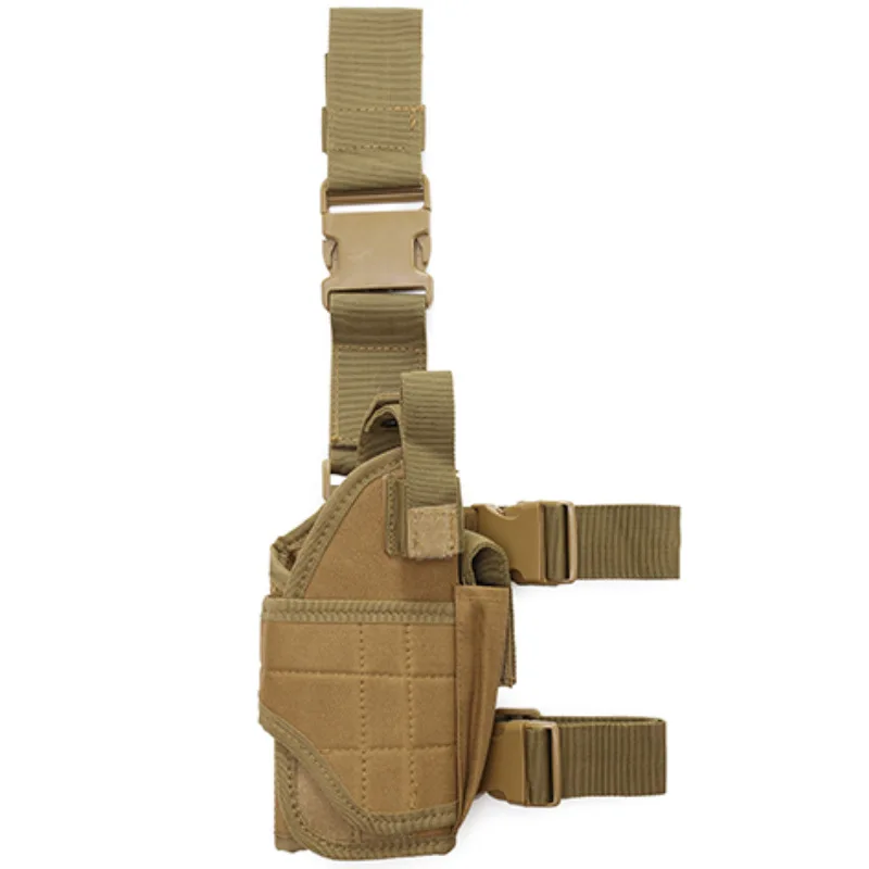 Outdoor sports  leg set multi-functional camouflage tactics quick pull set  fan tactical tool leg bag in stock