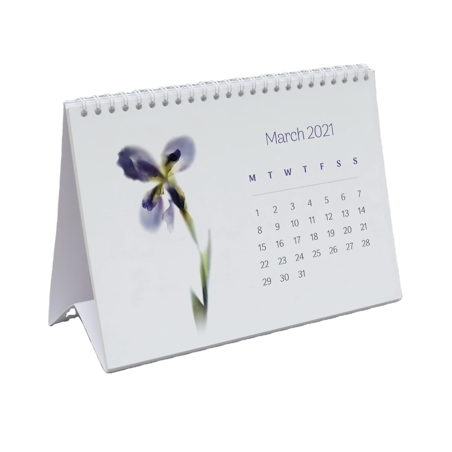 
Индивидуальная печать 2021A5 Настольный график записная книжка ежемесячный стенд для красоты календарь 