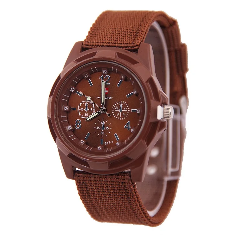 Reloj de hombre fashion business quartz hand watch casual watch nylon watch strap military reloj Luxury Brand Hot Sell