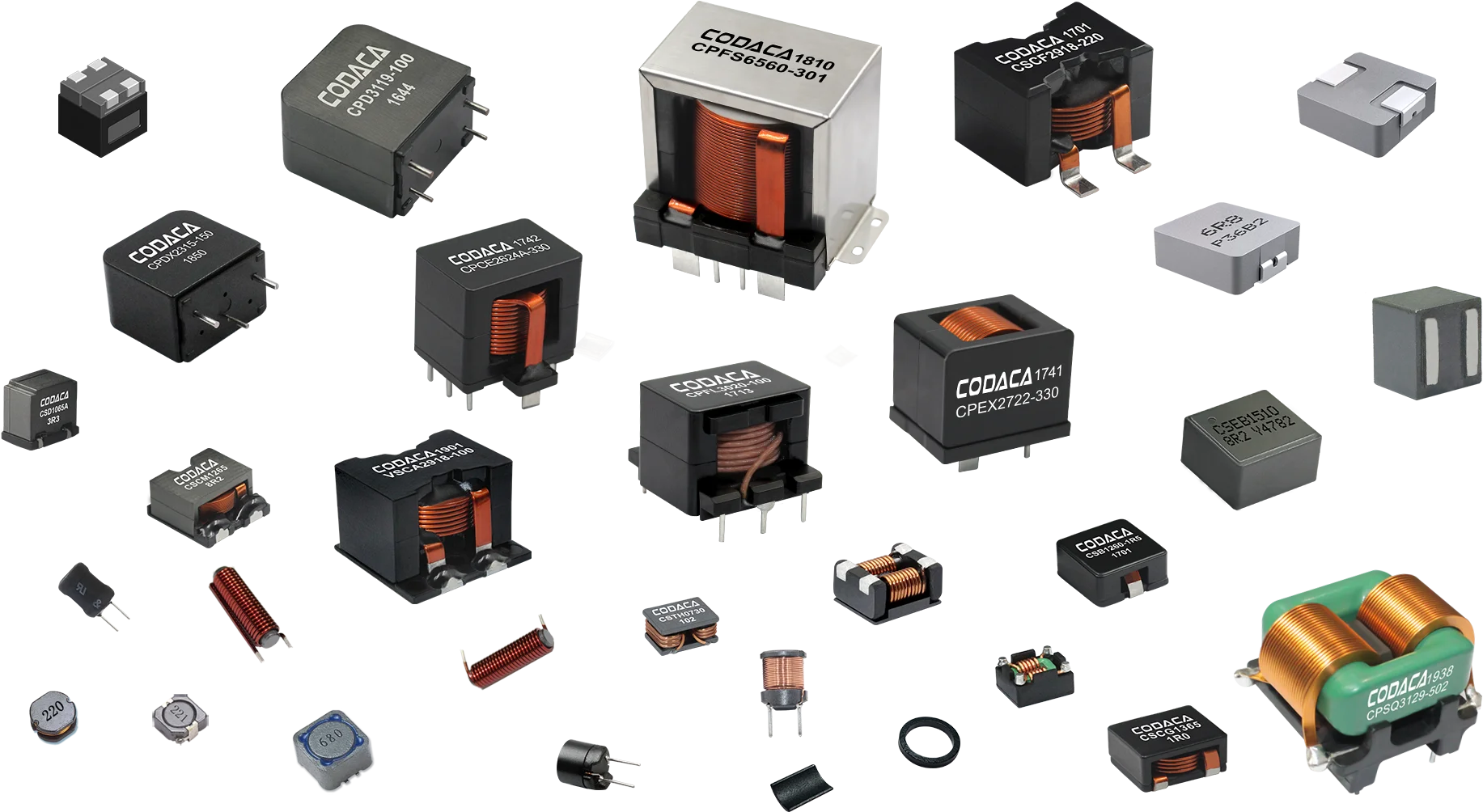 RoHS CODACA CSCF2014 series Ferrite Core Smd Power Choke High Current Power Inductor coil