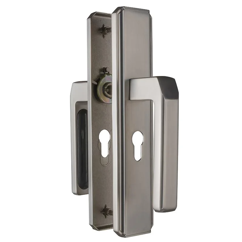 Poignee de porte  Manija de la puerta hot  Lever door Handle Accessories Modern Gray Black  Zinc Door locks Handle For Apartment