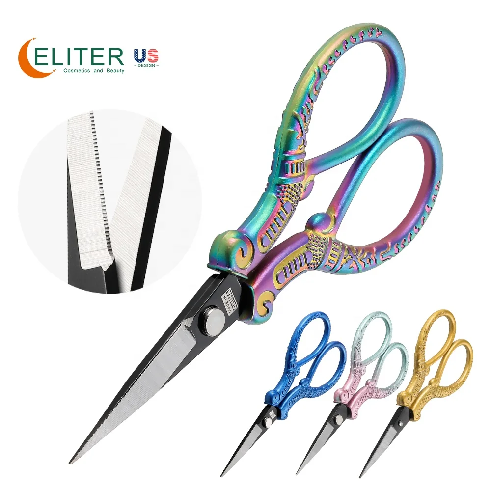 Eliter Hot Sale In Stock Super Sharp Cuticle Nail Scissors Embroidery Sewing Nail Cuticle Scissors With Teeth