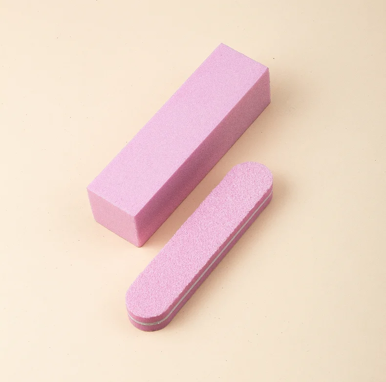Nail Tool Sets Nail Buffer Block Strip Wood Nail File Sponge Toe Separator