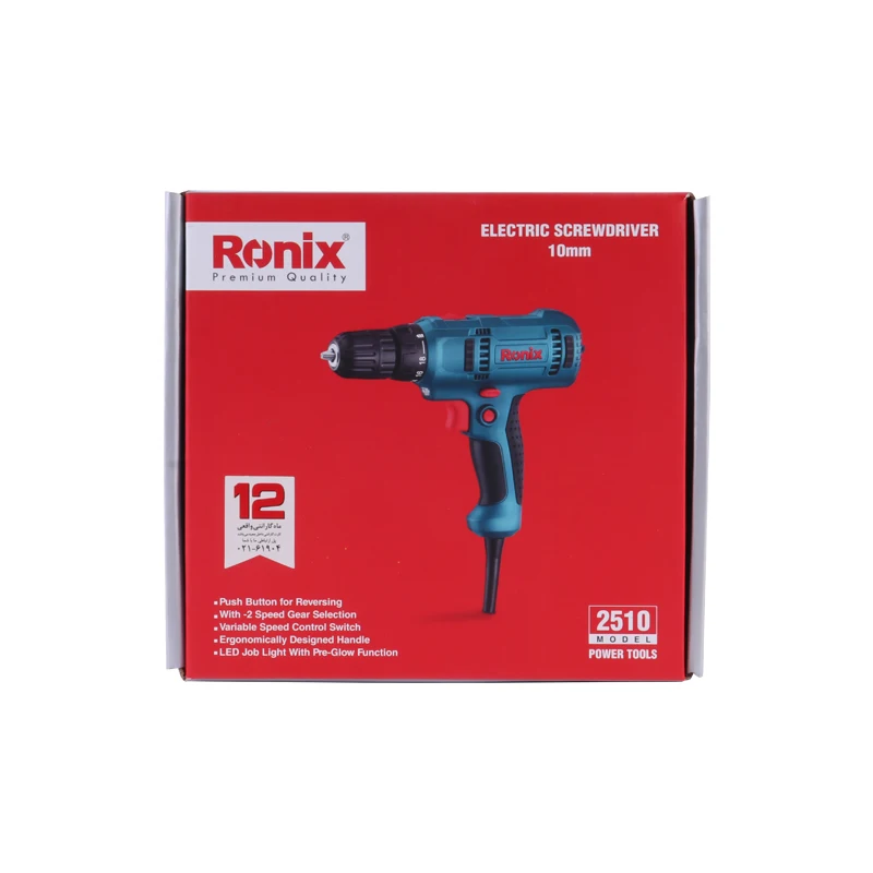 Ronix новое поступление модель 2510 высокое качество китай 220 в 230 вт бесключевой патрон 10 мм мини ручная электрическая