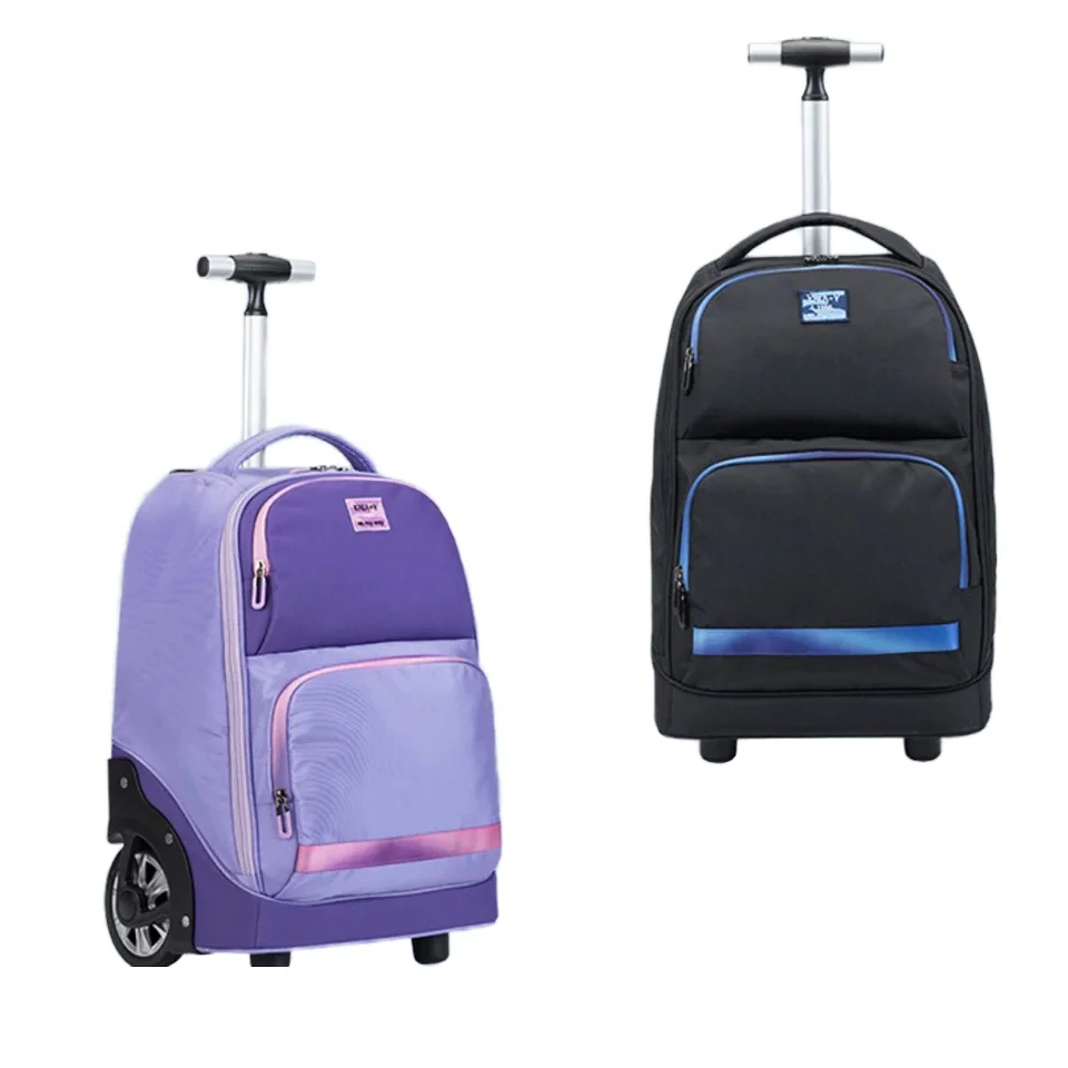 Guangzhou,China Wholesale durable kids school trolley bag & backpack with wheels