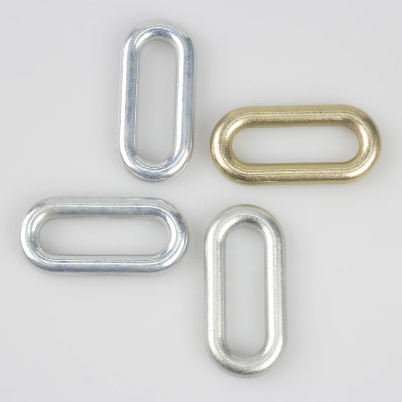 Metal Safety  O ring Forged Zinc Plated Adjustable Steel D ring