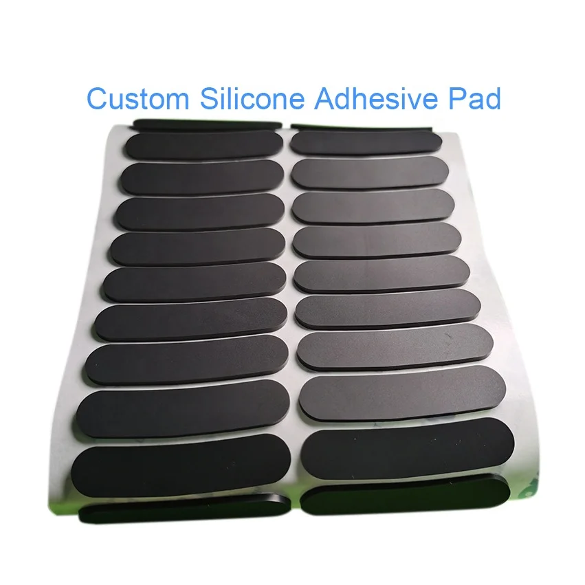 Byphane Custom Manufacturer Adhesive Transparent Clear Silicone Rubber Foot Pads Furniture Adhesive Bumper Pad For Cabinet