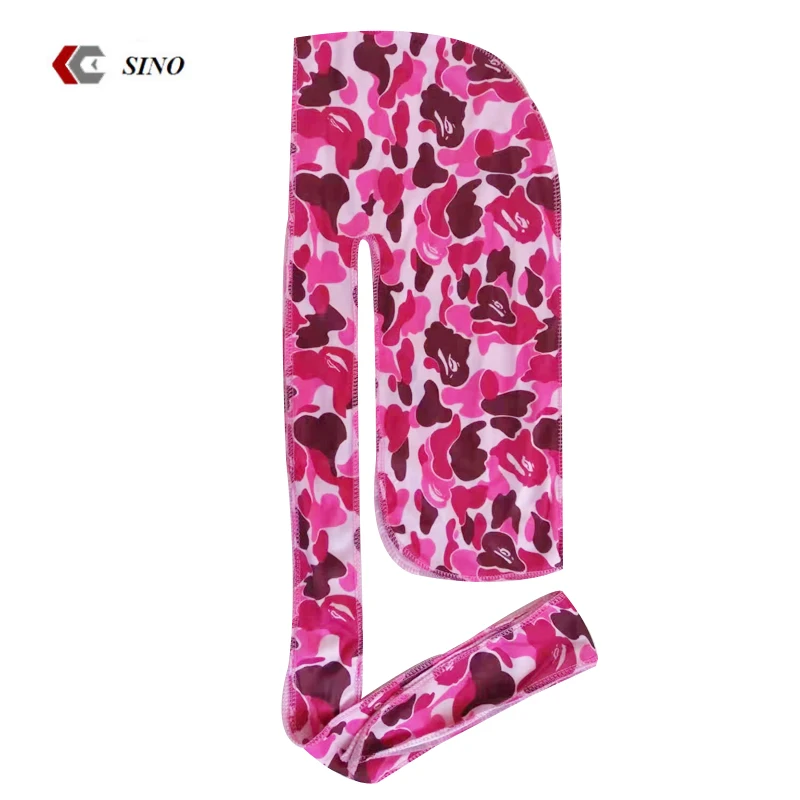 
Hot sale Shopping using cool split color durag custom designer printing durag 