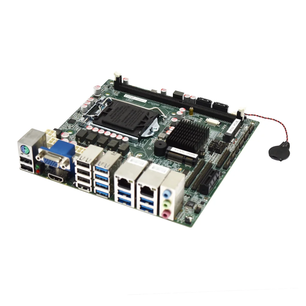 Fodenn Customization Intel Core 6th 7th I3/I5/I7 LGA1151 H110 MINI-ITX Embedded Industrial Motherboard
