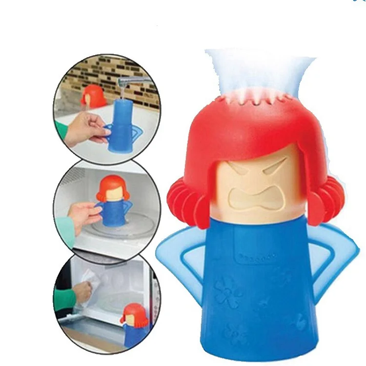 
Angry Mom Mad Crazy Mama Microwave Oven Steamer Cleaner High Temperature Steam Cleaning Equipment Tool 