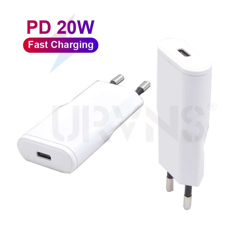CE RoHS FCC 220V India EU Pin Type C кабель PD 3,0 USB C Mini PD 20 Вт 18 Вт Быстрая зарядка настенное зарядное устройство Type-C GAN для мобильного телефона