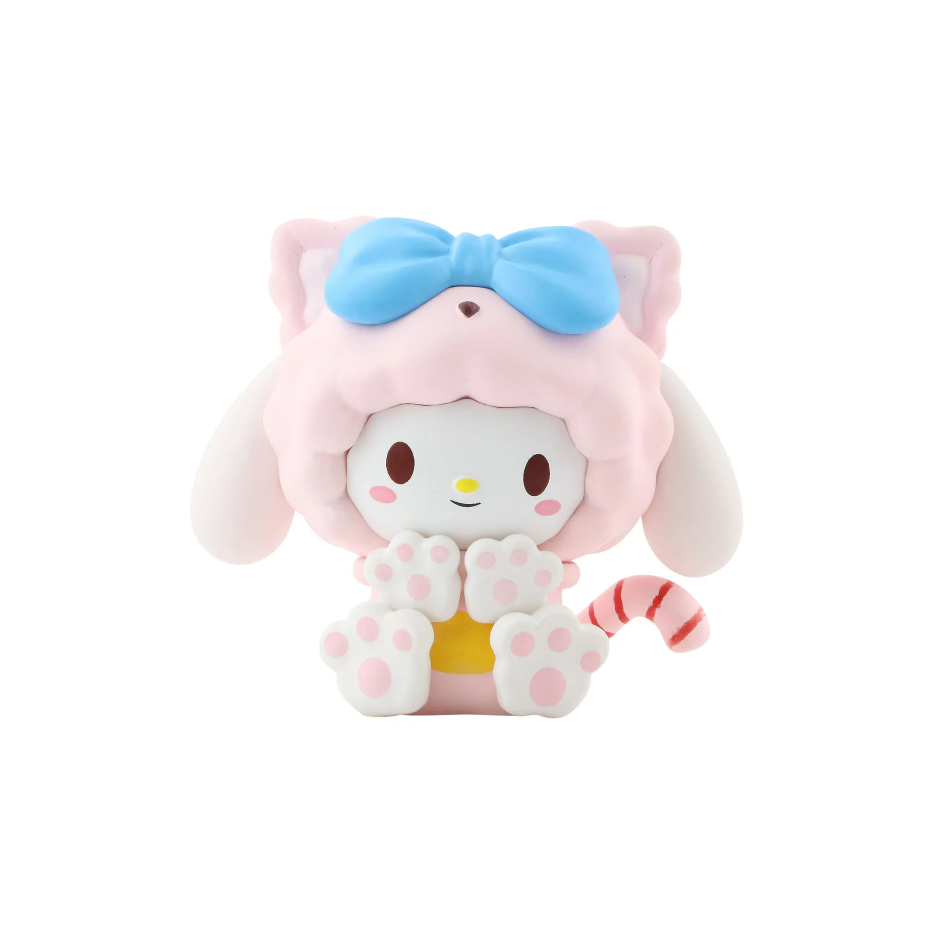 DHF Cartoon 3d Doll Lovely HK Kuromi Melody Action Figures Set Toy Collection Garage Kit Car Decoration Model Gifts Figure