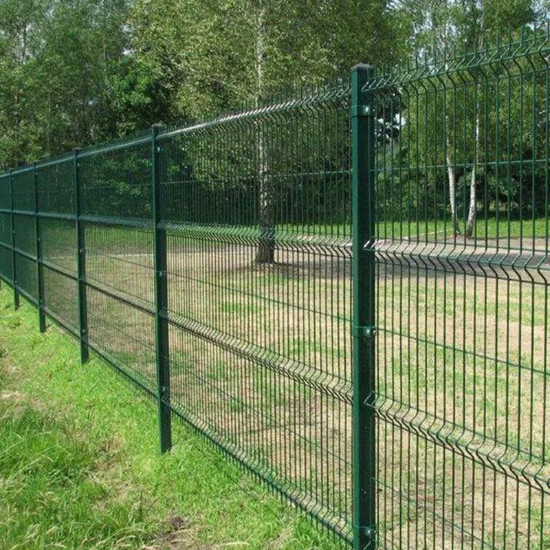 Fast supply speed commercial farm galvanized iron fixed welded curved steel hot dipped 3d wire mesh fence knot for dee
