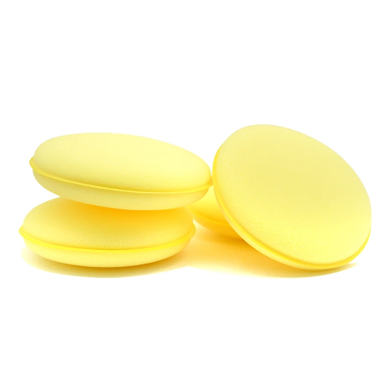 Двухслойная восковая губка-аппликатор для полировки и очистки автомобиля