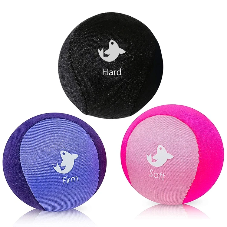 Hand Therapy Stress Ball Physical Fabric TPR Gel Multicolor Round shape anti sticky stress balls