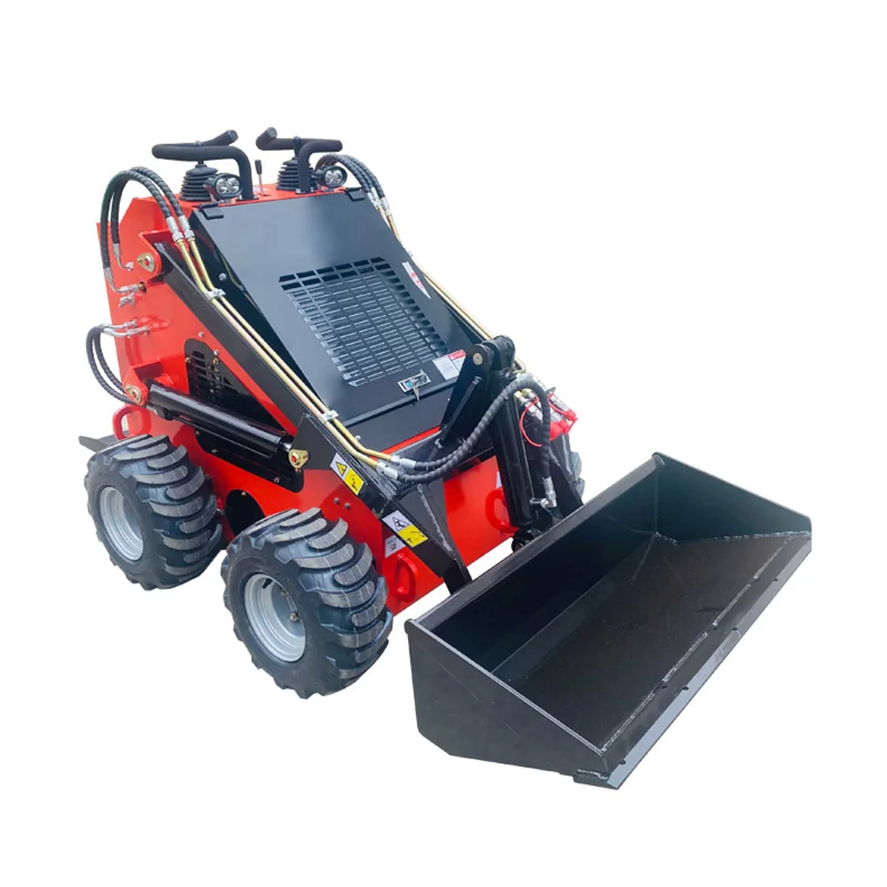 FREE SHIPPING CE/EPA  Approved mini Skid Steer loader with pump Wholesale mini Bucket loader for sale in China