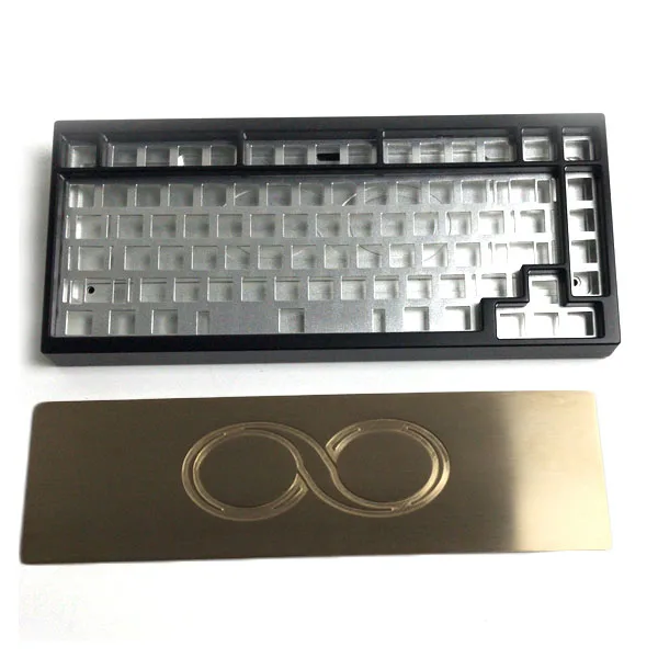 OEM tkl Механическая форма для клавиатуры мини розовая цветная клавиатура пустые колпачки ключей алюминиевая деталь cnc индивидуальная обработка по