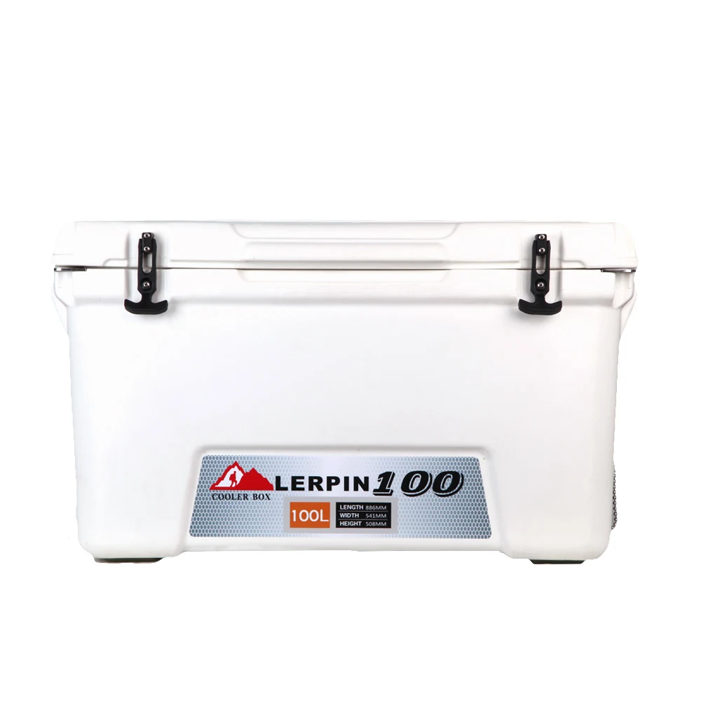
LERPIN-100L-A 100L commercial roto moulded cooler fish box ice 