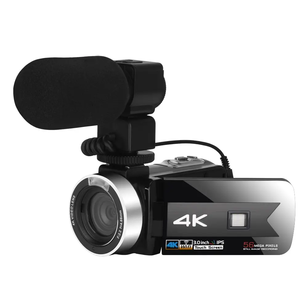 Vlog 4K 16X Zoom Video Camera Professional Recording Camcorder Camera For Videos