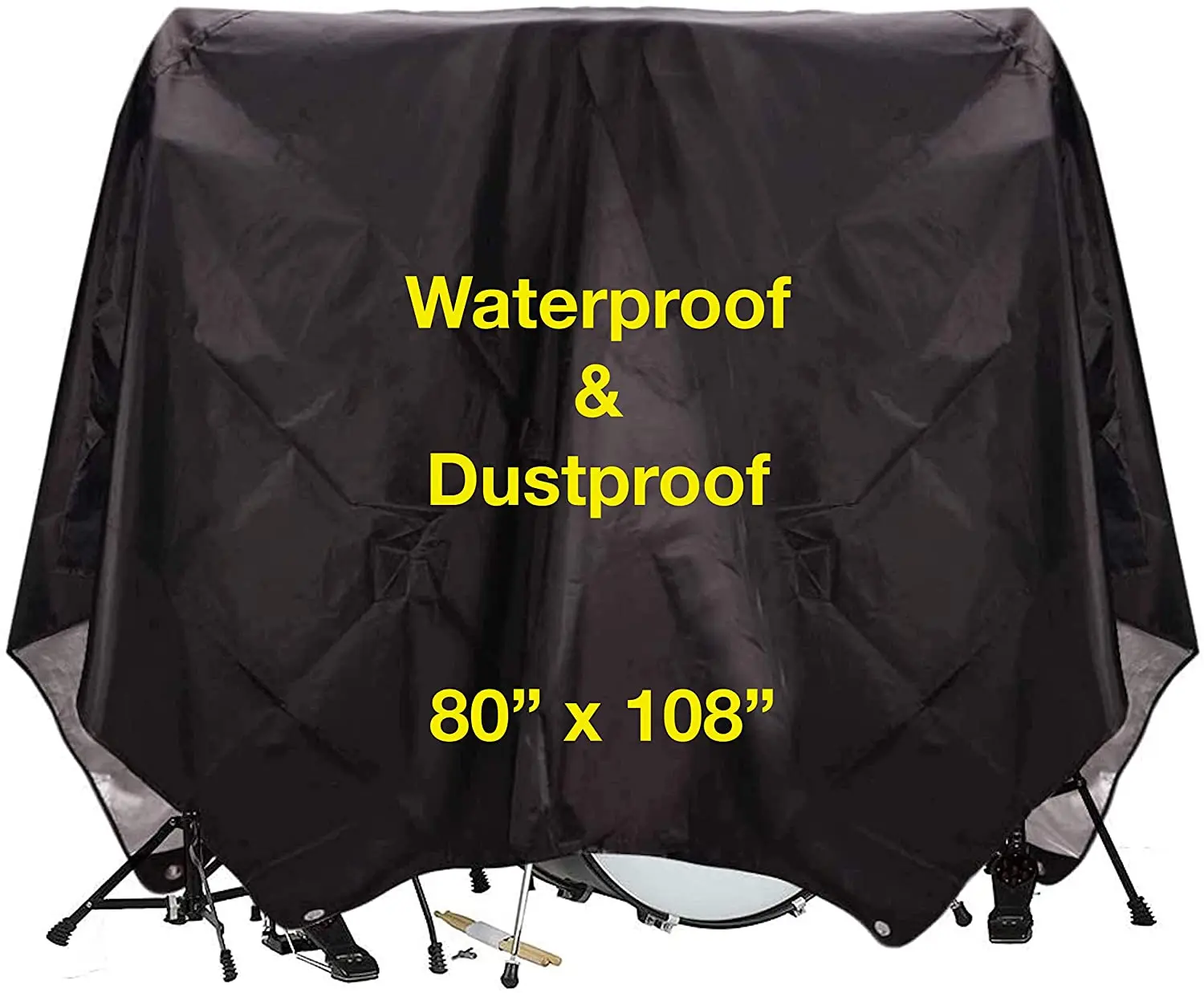 Drum kit accessories dustproof and waterproof double-sided sun protection cover for drum kit