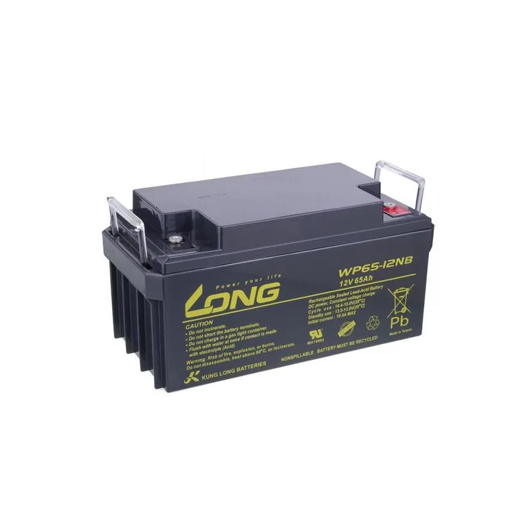 High Capacity Deep Cycle Rechargeable Battery 12V 65AH Lead Acid Battery