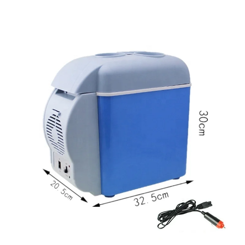 Car Mini Mini Refrigerator 4L Home Car Dual Purpose Refrigerator
