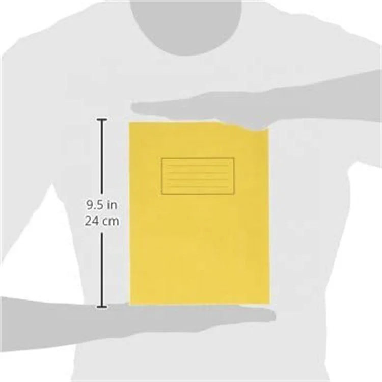 Wholesale Factory Price Cheap Yellow Notebook Workbook  A4 Soft Cover 80 pages 75 gsm School Exercise Books for Student