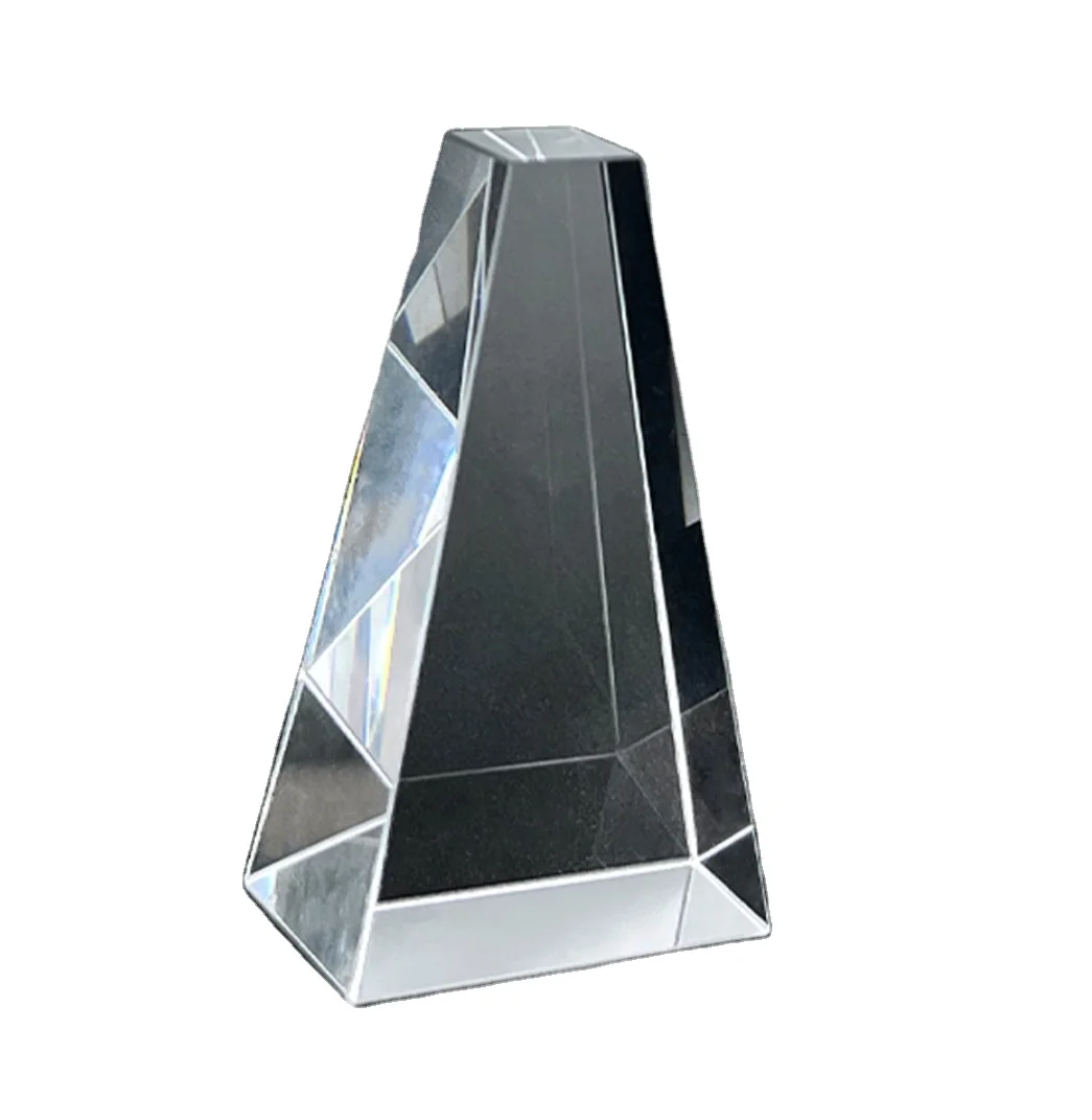Trapezium Crystal Light Guide BK7 Sapphire Quartz transparent or with filter 530nm 550nm 560nm 610nm 640nm 690nm 950nm 1200nm
