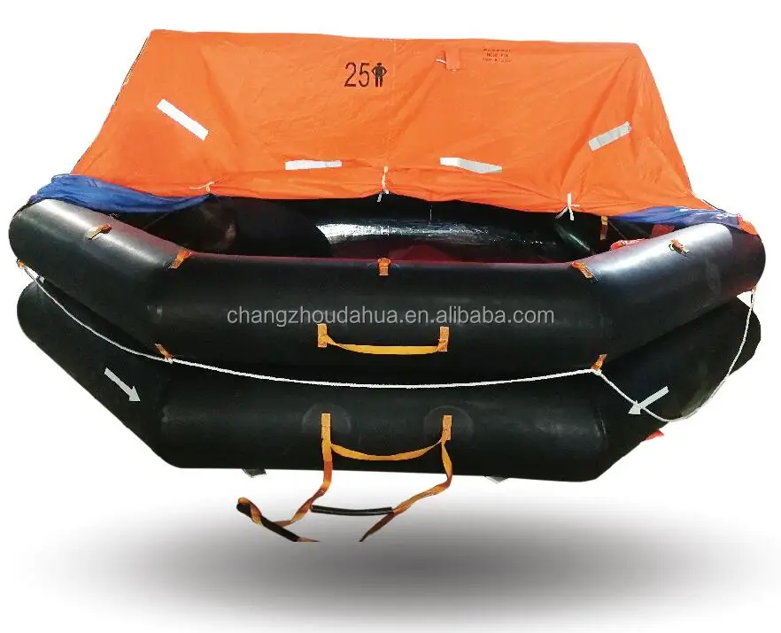 SOLAS Throw Over Board Type A Inflatable Life Raft KHA-25 for 6-35 Persons with DNV GL EC  MED  CCS Certificate