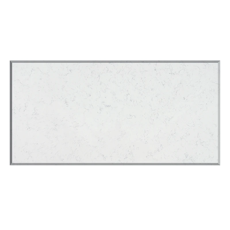 Carrara Quartz kitchen Island worktops  engineered stone pure white marble