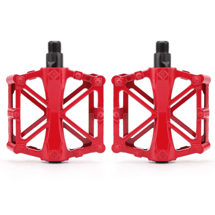 Road Mountain Bike Pedal Aluminum Alloy Ultralight Wide Flat Bicycle Pedal Anti-slip MTB Pedals Bicycle Parts