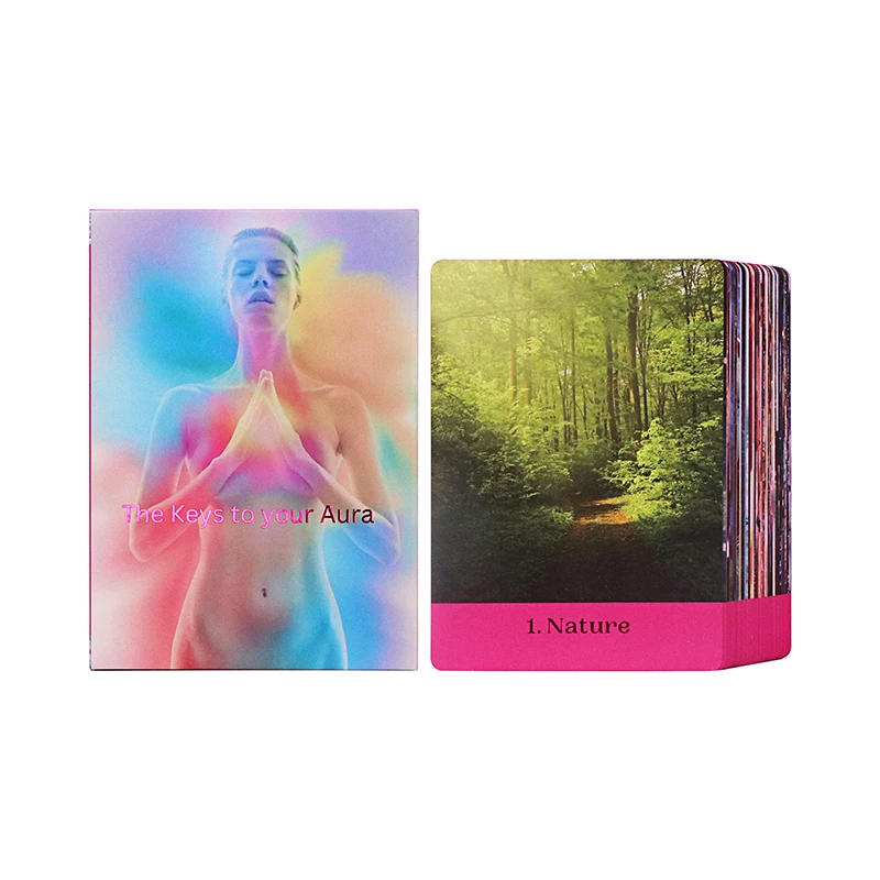 Print Oracle Self Love Affirmation Spiritual Cards Tarot Deck 78 Custom Tarot Cards With Meaning On The Card