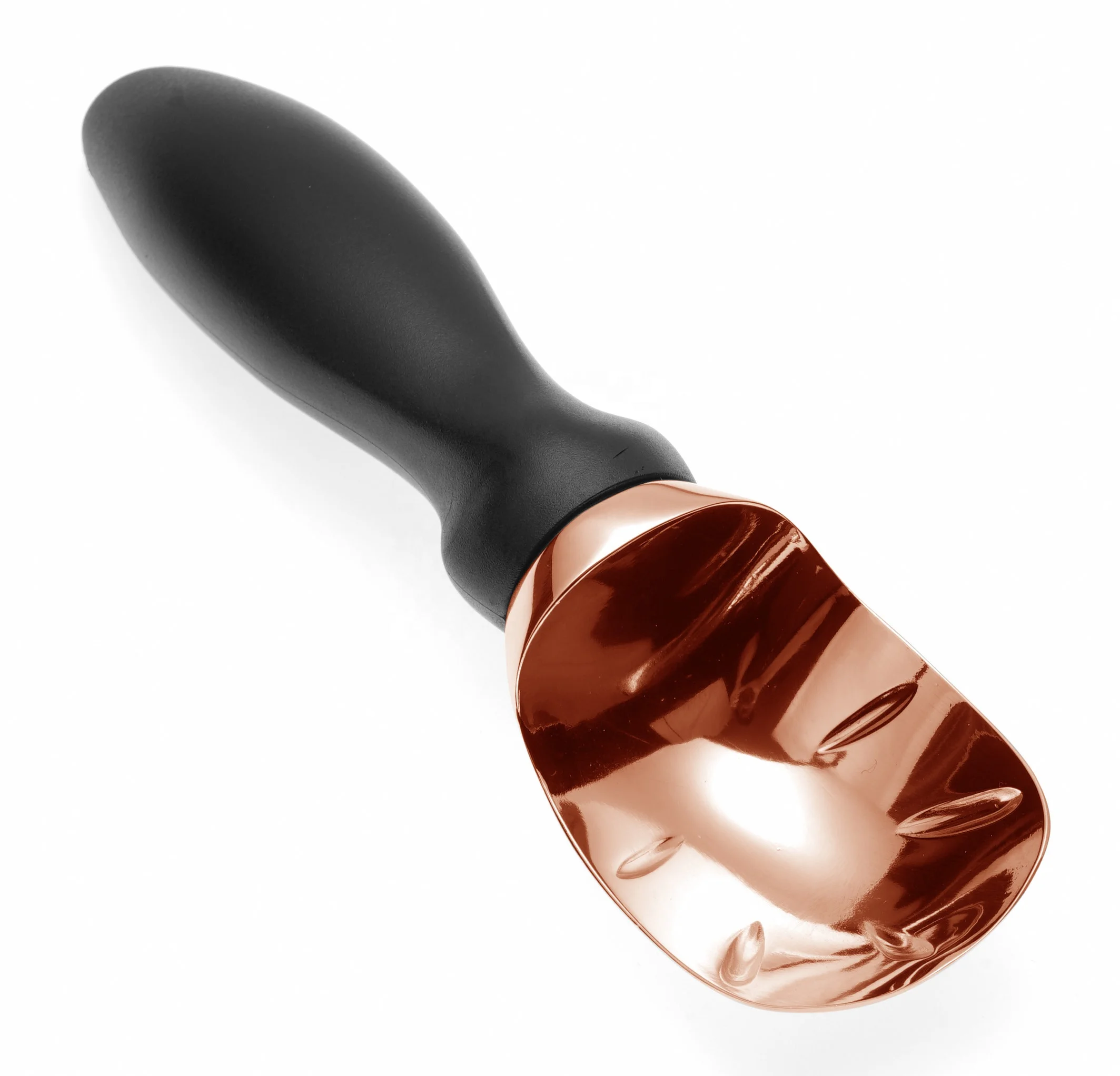Amazon Gold Heavy Duty Copper Plating Ice Cream Scoop With PP Handle