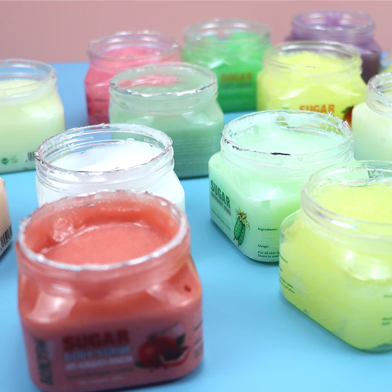 OEM Private Label Moisturizing Exfoliating Remove Dead Skin Whitening Natural Pomegranate Body Scrub