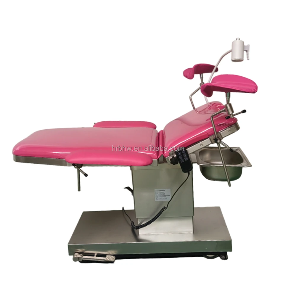 Three Function Stainless Steel Gynecological Examination Bed  Obstetric Chair
