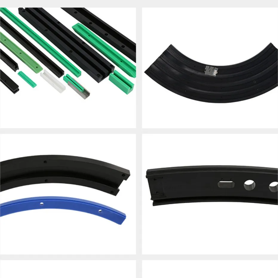 high performance plastic pom slide rail light weight low friction nylon guide rail