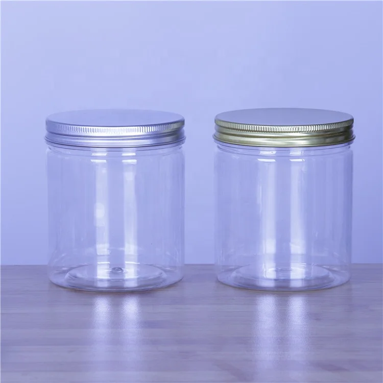 30ml 50ml 80ml 100ml 120ml 150ml 200ml 250ml 300ml 400ml 500ml pet plastic can with aluminum lid