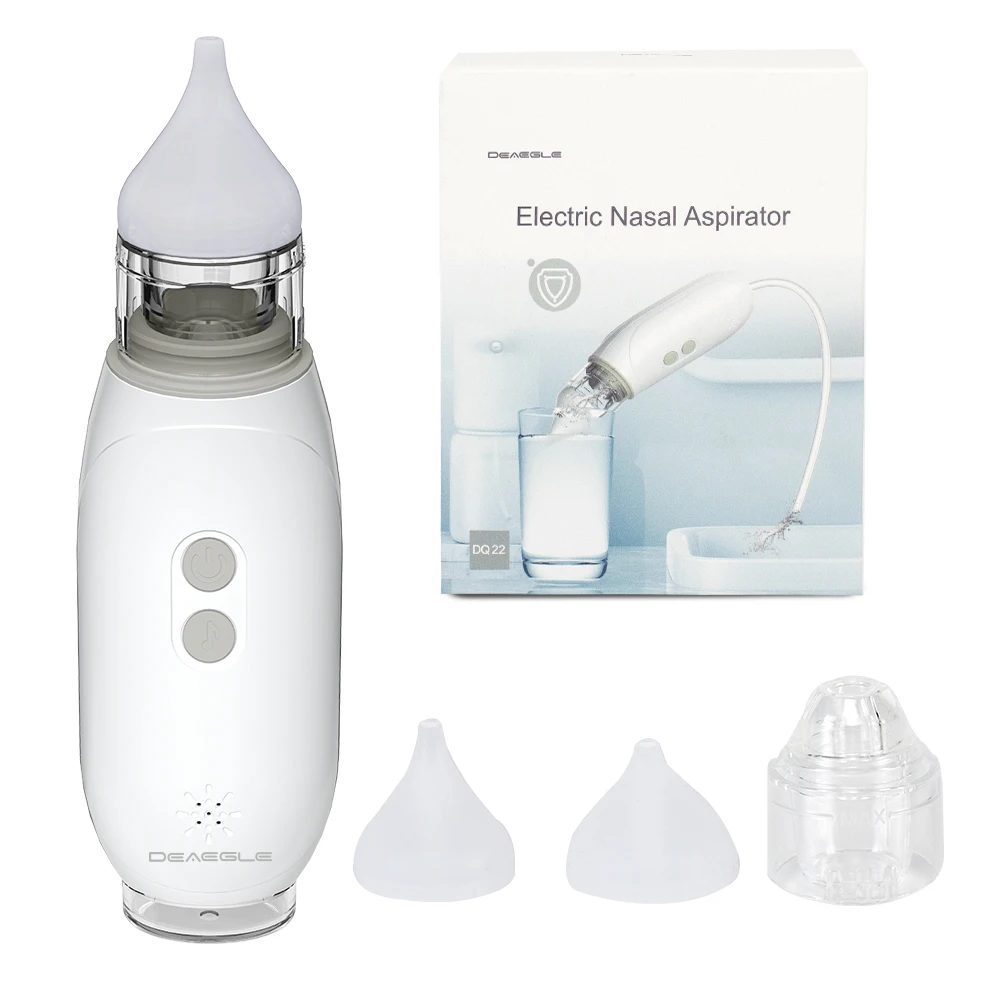 Customized  wholesale baby nose vacuum cleaner pump rechargeable strong suction electric nasal aspirator for adult children