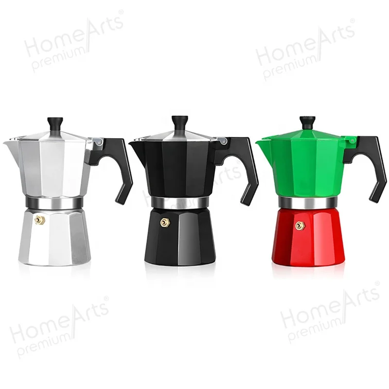 2023 Hot Sale Italy Mini Portable Mocha Pot Espresso Moka Pot Coffee Maker