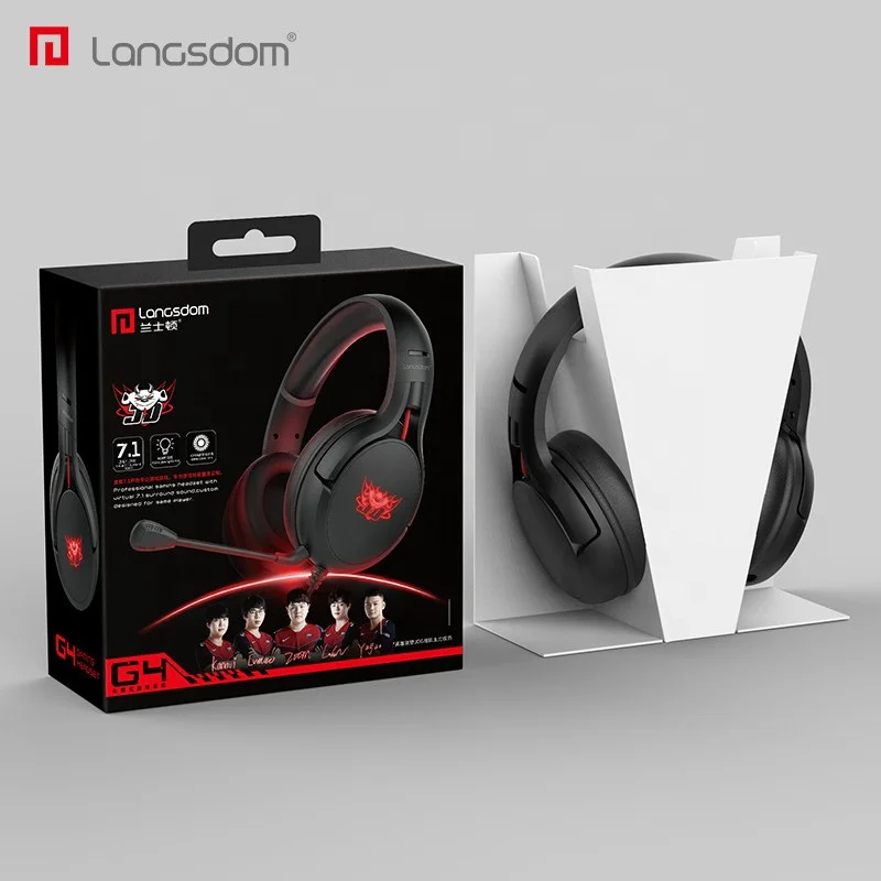 Wholesale Price Gaming headset 7.1 G4 Gaming Earphone Headphones Virtual stereo sounds headband headphone With Microphone