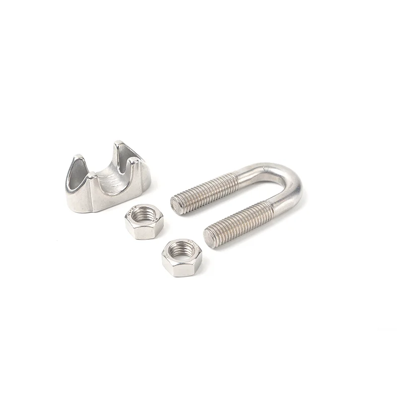 304 Stainless Steel Wire Rope Clip Clamp for Hardware item for Wire and Cable