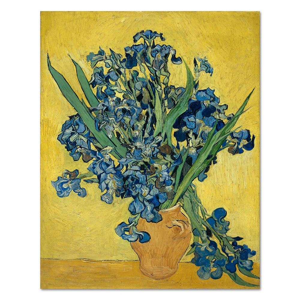 Van Gogh reproduction canvas oil painting flowers in vases