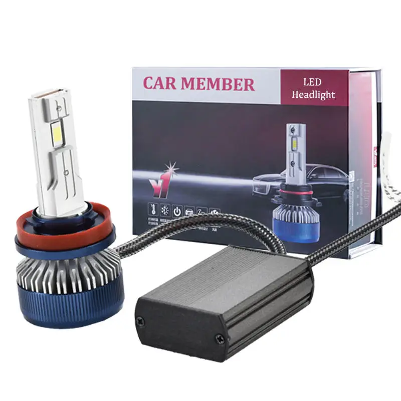 Auto lighting system h7 h11 h4 led headlights bulb 9006 9012 bus headlamp led lighting 4 sides for vehicle cars led head lights