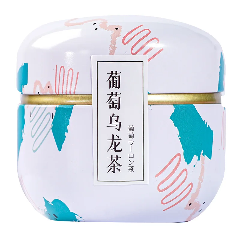 New customs packaging gift box tin small tea bags packaging flavor slimming tea